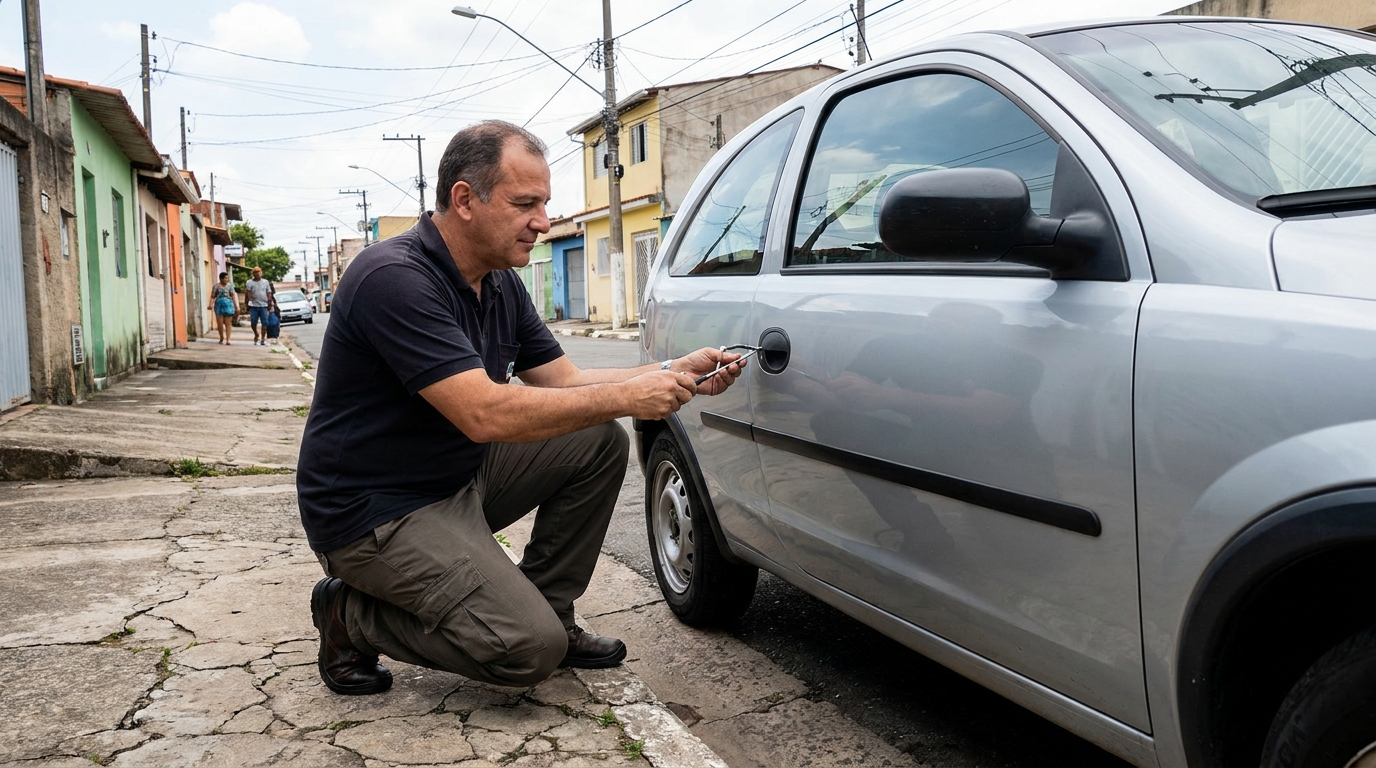 Abertura de carro sem danos por chaveiro em Mogi das Cruzes‑SP