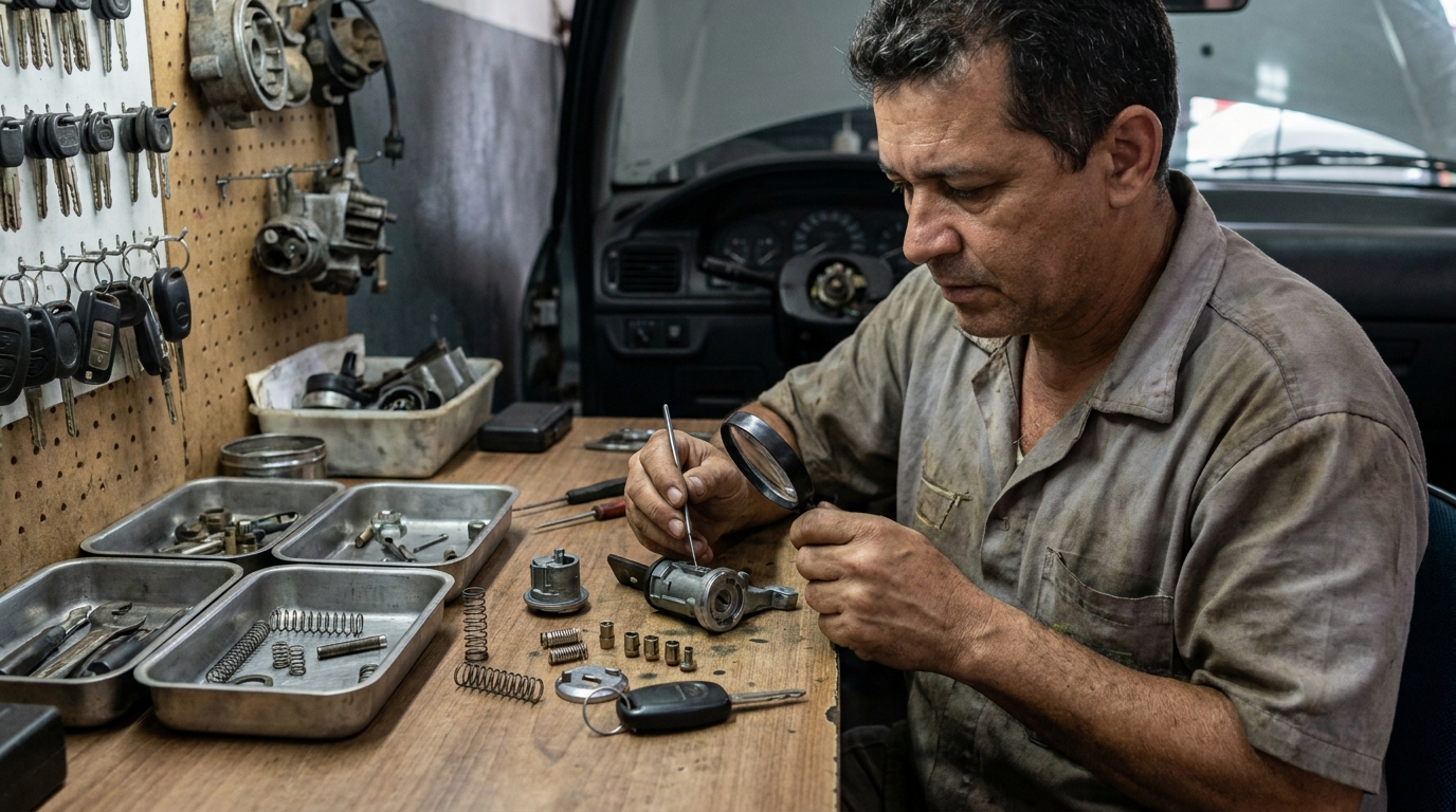 Reparo de Fechadura Automotiva em Mogi das Cruzes‑SP